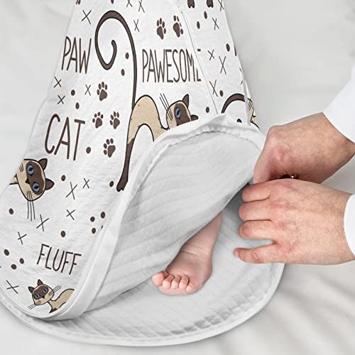 VVFelixl Besbabilna siamezna mačka beba može se nositi za spavanje za spavanje za spavanje za novorođenčad,