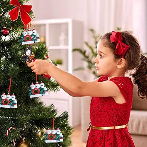 2021 Božićni Ornament personalizovani ukras za jelku 1-5 članova porodice Naziv DIY creative Party dekoracija pokloni - porodični specijalni poklon za uspomenu