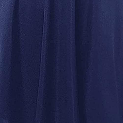Fragarn seksi haljina za žene, ženska ljetna Ležerna štampana kratka rukava V-izrez džep sa patentnim