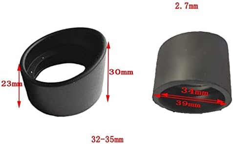 Oprema za mikroskop 2kom kapice za oči za potrošni materijal za mikroskop prečnika 32-35 Mm prečnika okulara