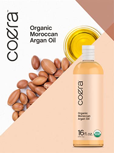 Organsko marokansko Arganovo ulje | 16 oz | hladno prešano, djevičansko | nerafinirano / za kosu,
