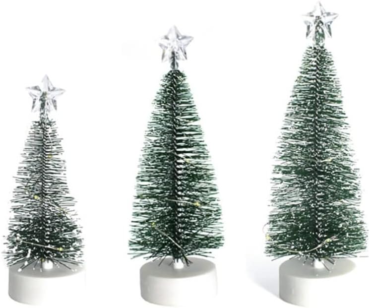 Hero-S Mini umjetni božićni borovi Drvo LED svjetlo Decre Dekor potrepštine za djecu Birthday