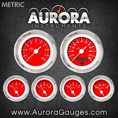 Aurora Instrumenti 4838 Marker Crveni Metrički Set Od 6 Kalibra