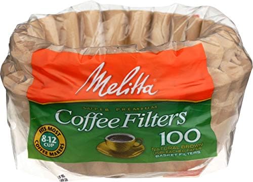 Melitta Inc, korpa filtera za kafu 8 do 12 šoljica, 100 Count