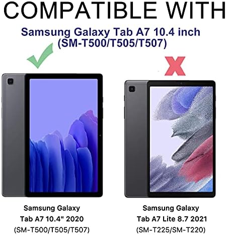 Birdtab za Samsung Galaxy Tab A7 10.4 Case 2020 multi-Angle Smart Stand Shell Cover Case For Samsung Galaxy Tab A7 10.4 inčni Tablet SM-T500/T505 / T507 Case, Beautiful Hummingbird
