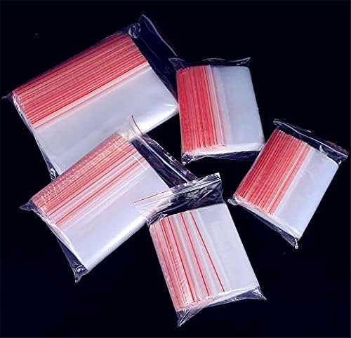 Yusland 1000 torbe 3x4 1mil mala Clear Reclosable Baggie Zip Plastic Poly Zipper Perla pilula