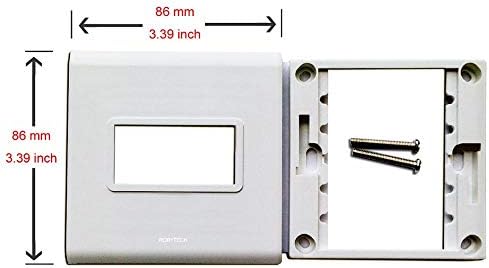 HDMI Outlet Wall Pokrivač sa modulom Priključak za utikač na papirnom ploče