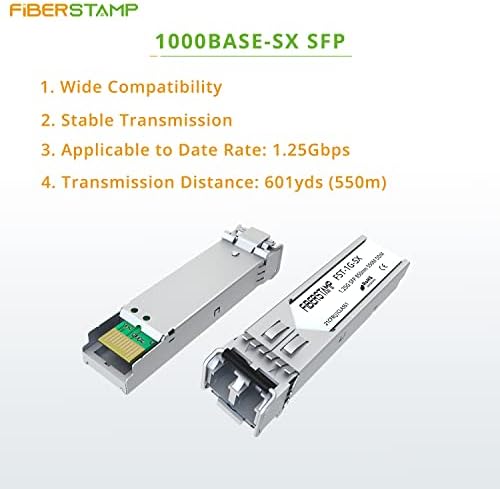 1.25 g SFP primopredajnik, 1000Base-SX SFP modul,1.25 g SFP SX 850nm 550M DDM, do 550 metara,
