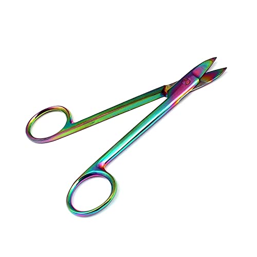 DDP Multi Titan boja Rainbow Crown Scissors 4.5 ravni Nerđajući čelik