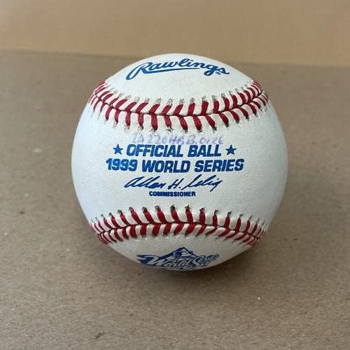 Orlando Hernandez je upisao potpisan 1999 WS bejzbol automatsko sa B & E hologramom - autogramirani bejzbol