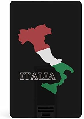 Italija Flag Mapa Kreditna kartica USB Flash Diskove Personalizirano Memory Stick Key Corporate pokloni i promotivni pokloni 64g