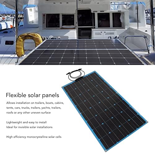 Solarni panel punjač, 150w 18v fleksibilni solarni Panel visoke efikasnosti monokristalni Panel za solarno