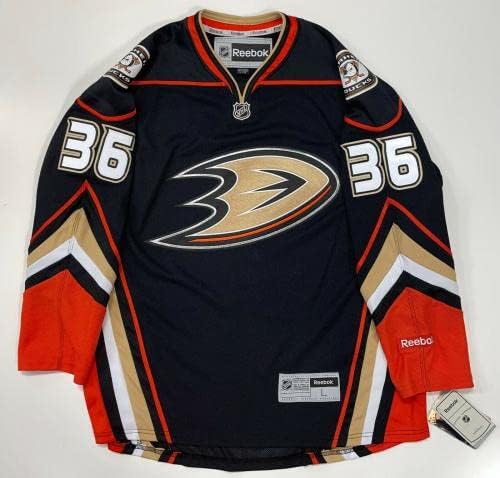John Gibson potpisao je Anaheim Ducks Reebok Jersey PSA / DNK COA veliki - autogramirani NHL dresovi