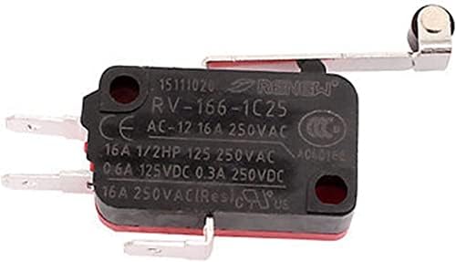 Mikro prekidači 5 kom RV-166-1c25 tip aktuatora mikro graničnog prekidača sa dugim valjkom
