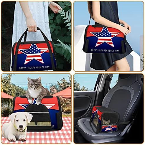 Torba za kućne ljubimce USA američka zastava zvijezde plavi crveni mali pas mačka štenci meka