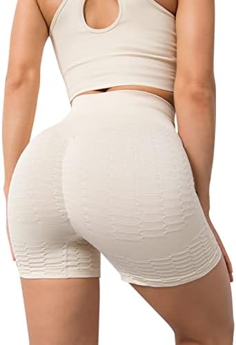 Miashui joga hlače za žene sitne kratke teksture tanke visoke strijeljene šivene začuće casual fitness hlače