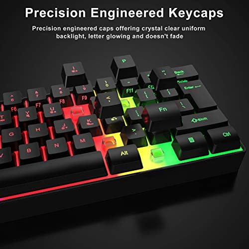 MFTEK 60% kombinovanje i miša Combo, ultra Compact 61 tipkovnice TKL dizajn Gaming tastatura