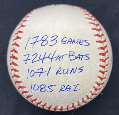 Kirby Puckettt HOF 2001 potpisana stat bejzbol JSA loa - autogramirani bejzbol