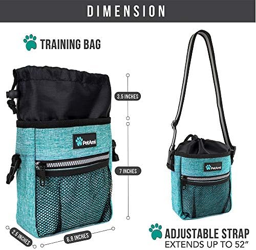 Petami torbica za pse | Torbica za trening pasa torbica sa pojasom na ramenu struka, dispenzer za torbu