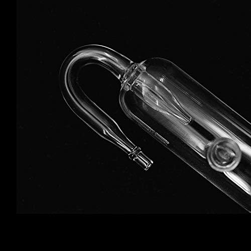 Vi + 17mm polen Glass CO2 difuzor sa pultom mjehurića za akvarijum zasađen rezervoar do 20 galona