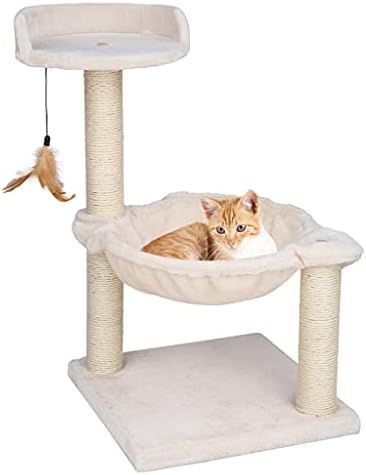 TONPOP 28 Cats Tree Cradle Bed sa prirodnim Sisal stubovima za grebanje Pet Cats grebalica za grebanje