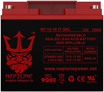 Neptune Power proizvodi 12V 18Ah Gel za zamjenu baterije za BMW K1200LT K1200RS 51913 - Brodovi sa FedEx 2 dan