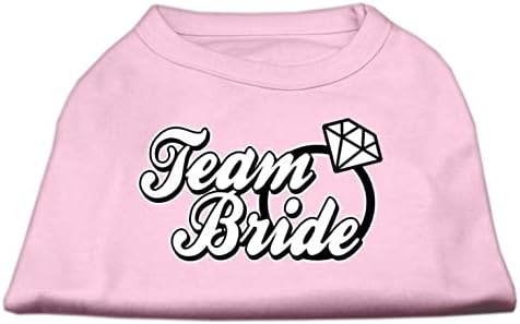 Mirage Pet Products 14-inčna Team Bride majica sa ekranom za kućne ljubimce, velika, svijetlo roze