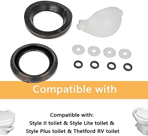 VODCACA 34117 komplet za otpadnu loptu za Thetford Style II Style Lite Style Plus WC Replace 42050 42072