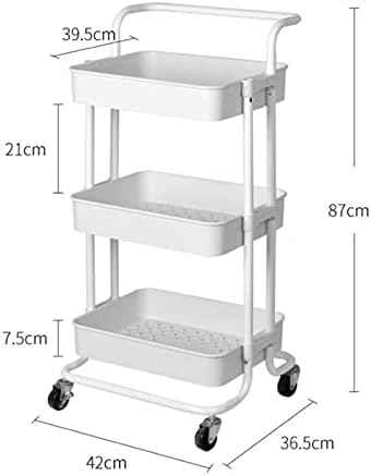 Tomyeus multifunction Mobile Shelgin Organizator stalak za skladištenje za uski prostori za kuhinju kupatilo