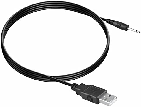 CJP-Geek 3ft Crni USB do DC punjač kabl za kabl zamena za Bed Geek Wand s PSU