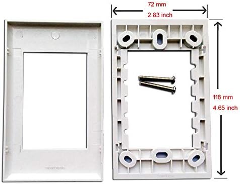 Zidna ploča sa 2 LC dupleks Sc Simplex moduli, optički konektori za ključeve priključci / utikač zida za prekrivač