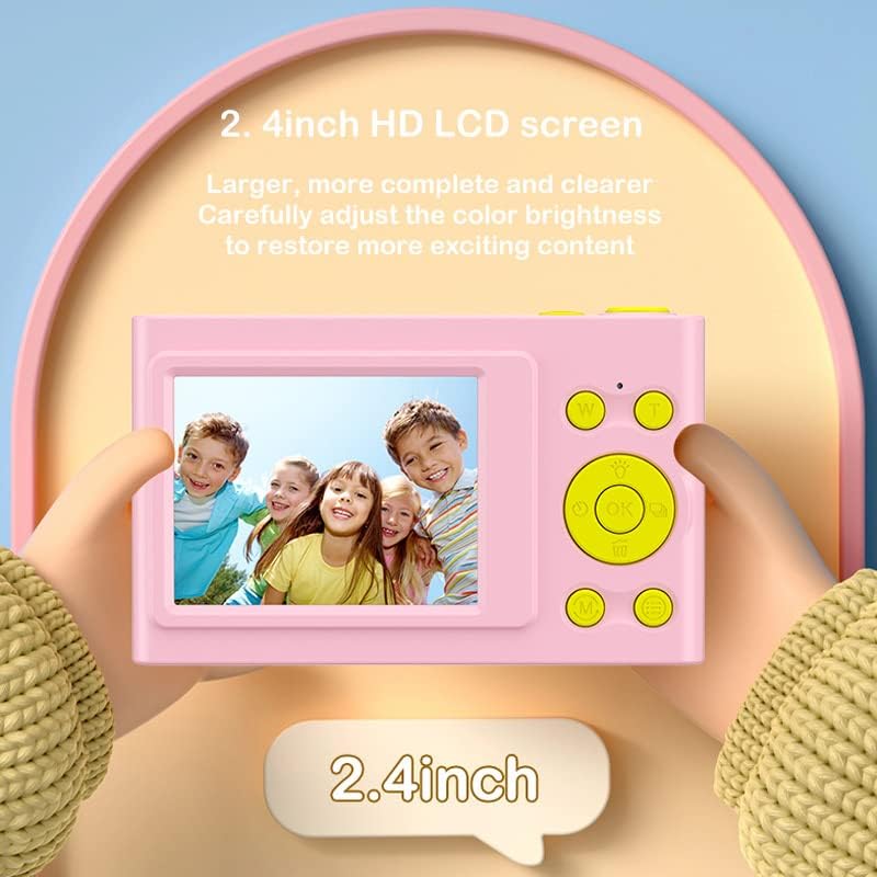 Dječija kamera vlogging kamera Video digitalna DV kamera MP3 za dječake djevojčice Mini poklon 16x Zoom fotografija
