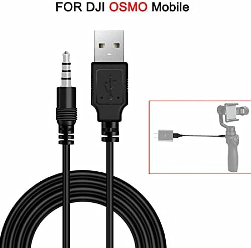 95cm Crni kablovski punjač USB punjenje mobilni Gimbal ručni stabilizator deo za DJI za OSMO