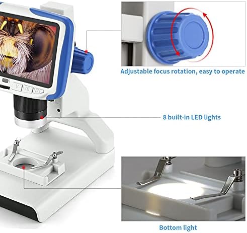 LIRUXUN 200x digitalni mikroskop 5 ekran video mikroskop elektronski mikroskop predstavlja naučni alat