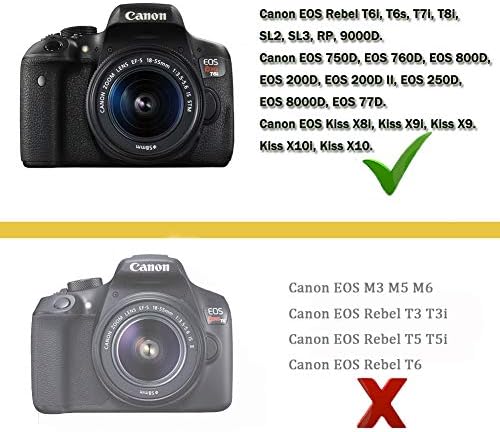 ACK-E18 ACK-E12 Dummy baterija za Canon EOS M50 EOS Rebel RP T7i T6i kamere.