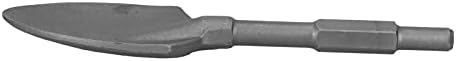 Walfront Clay Spade, 45Cr Steel Scoop lopata s poklopcem 1-1 / 8in Shank rušenje čekića za kopanje za iskopavanje