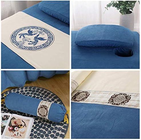 ZHUAN masažni stol Setovi 6 komada masažni Kreveti suknja jastučnica stolica Navlaka za krevet Zastava