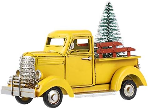Kisangel Božić dekoracije Vintage home Decor 1 Pc Božić Vintage kamion ukras sa Jelkom za djecu pokloni