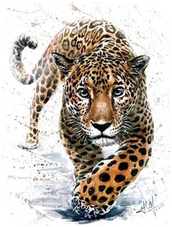 Dijamantni art leopard akvarelni komplet