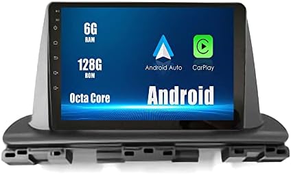 Android 10 Autoradio auto navigacija Stereo multimedijalni plejer GPS Radio 2.5 D ekran osetljiv na dodir forKia K3/Cerato 2019-2021 Okta jezgro 6GB Ram 128GB ROM