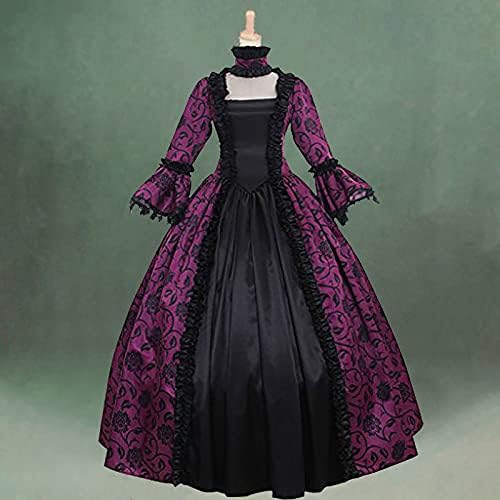 Regency haljine za žene plus veličine trubački rukav mamur i lopta sa haljinom čipke u vezu Halter haljina