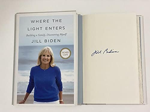 Prvi Lady Dr Jill Biden potpisan autogram gdje svjetlost ulazi u suprugu Joe Biden , druga gospođa