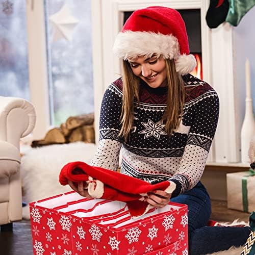 7 rešetka božićne kutije donje rublje Božićni roditelj dječji božićna odjeća za skladištenje zimskog toplo