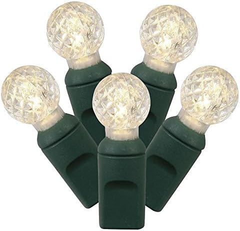 Vickerman 50 broji pojedinačni kalup G12 Berry LED-zelena žica, topla bijela