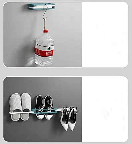 Woiwo 3 kom Creative multifunkcijskim zidom zida viseći sklopivi papuče stalak za toalet poprilično skladištenje