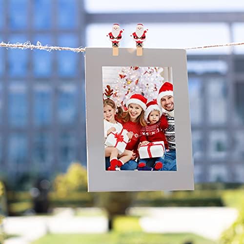 VALICLUD 40kom Creative Xmas serija fotografija klipova Božić stil ured poklon torba Clips Decor