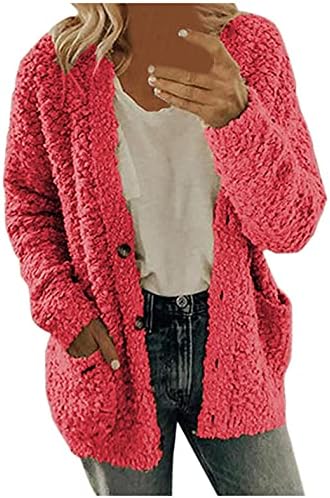 Ženski kardigani prevelizirani zatvarač na otvorenim prednjim duksevima Kardigan džemperi Zimski