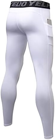 WRAGCFM muške kompresijske hlače treniraju atletičke gamaše teretane sa džepovima Sportski joga trčanje baselajskih