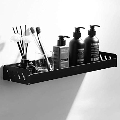 Xjjzs kupaonica vanity ladica, kuhinjski kontratop polica za skladištenje kava ukrasni nosač kozmetički držač organizatora, crni