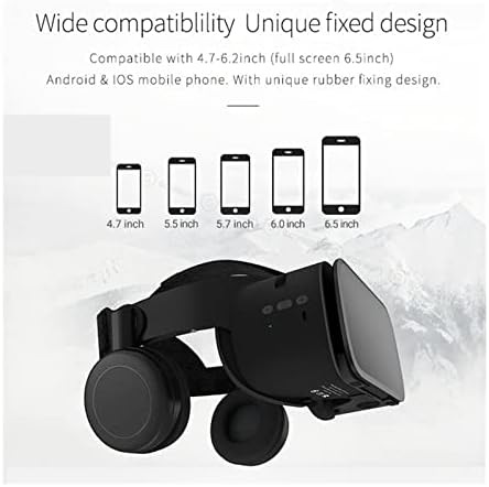 VR Z6 bežične 3D naočale Virtualna stvarnost za pametne telefone sureo karton VR slušalice Kompatibilan za iPhone Android